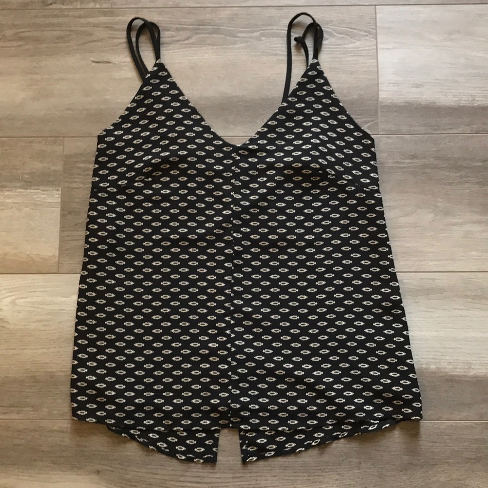 NWT Cute Black Harlowe & Graham Tank Top